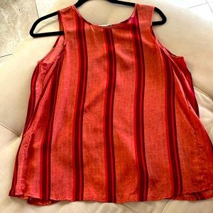 Lucky Brand sleeveless women blouse size Small.